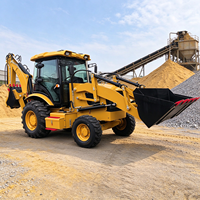 Harga Pabrik Cina Mesin Diesel Murah Excavator Pertanian 4*4 Loader Dijual Produsen Excavator Kecil Backhoe Loader