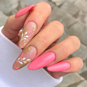 <span class=keywords><strong>Uñas</strong></span> Postizas Acrílicas Hechas a Mano con Diseño <span class=keywords><strong>de</strong></span> Almendras, las Más Vendidas, para Mujer, al por Mayor - Product Image 4