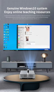 โปรเจ็คเตอร์ฉายภาพระยะสั้นแบบ LED สำหรับโฮมเธียเตอร์แบบโต้ตอบสำหรับห้องเรียนโฮมเธียเตอร์2000แข่งขันได้ - Product Image 4