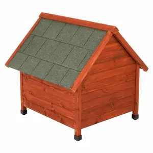 New Design Small Wooden Pitched Roof Dog Crate Cage House For Sale