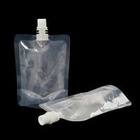 Sachet Doypack Personnalisé Métallisé Transparent en PP/PE pour Emballage Alimentaire, Lait et Liquides avec Bec Verseur