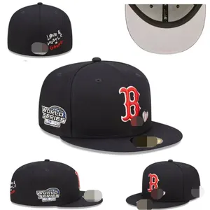 In stock new custom 3D embroidery team hats unisex gorras flat brim American football basketball baseball hip-hop caps