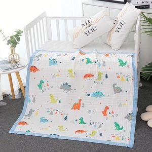 Serviette de bain pour bébé en mousseline de gaze 100% coton, tissu à bulles, couverture unie avec motif - Product Image 2