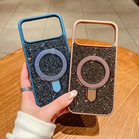 Funda de Lujo con Diamantes para iPhone 17 Pro Max, Resistente a Impactos, Brillante, para Chicas, Compatible con iPhone 17, 16, 15, 14, 13, 12, 11