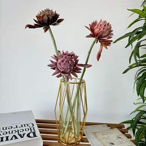 <span class=keywords><strong>Flores</strong></span> artificiales de alcachofa, decoración de paisaje para el hogar, <span class=keywords><strong>flores</strong></span> de seda para centro comercial, escaparate de Hotel - Product Image 3