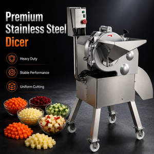 Commercial Potato Carrot Onion Dicing Machine Fruit <b>Vegetable</b> Cube <b>Cutter</b> for Food Factory - Product Image 1