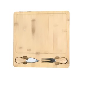 Tabla de cortar de bambú para cocina, rectangular, 28x38cm, multifuncional, para cortar frutas, pan, carne, queso - Product Image 4
