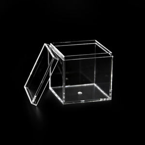 <span class=keywords><strong>Plexi</strong></span> Corporate Gifts <span class=keywords><strong>Cube</strong></span> 3X3X3 Inch Candy Favor Boxes 80mm Acrylique Cupcake Package Box - Product Image 2