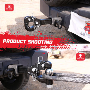 Ambull Engrenage d'<span class=keywords><strong>attelage</strong></span> robuste 15t avec crochet de remorquage sans rotule, neuf, <span class=keywords><strong>pas</strong></span> <span class=keywords><strong>cher</strong></span>, noir, forgé, pour remorques - Product Image 3