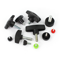 Vis moletée à tête à quatre bras, vis moletée à molette, vis moletée en plastique pour serveur informatique, fabrication OEM