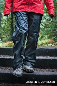 Pantalon plat à cordon de serrage et fermeture éclair intégrale pour femmes |   Léger, imperméable, 100% nylon, fusion sans couture - Product Image 2