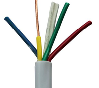 Fil électrique BV BVR de haute qualité conducteur flexible dur forme plate RoHS pour le câblage de bâtiment commercial résidentiel certifié