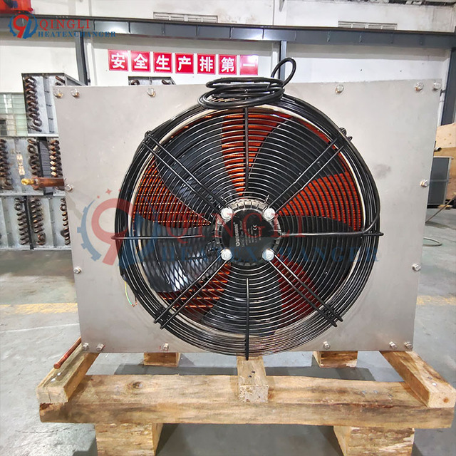 Hot Sale Refrigeration Copper Coil Air Cooled Heat Exchanger with Fan