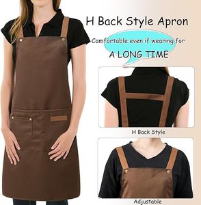 Hot Sale Custom <b>Apron</b> Waterproof Oil Proof Canvas Restaurant Cooking <b>Kitchen</b> <b>Apron</b> Work Clothes Unisex with Customized Logo - Product Image 6