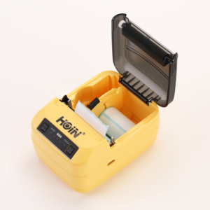 Etiqueta Térmica e Recibo Impressora Dual Mode <span class=keywords><strong>58mm</strong></span> Impressora De Etiquetas Portátil Impressora De Etiquetas De Pano De Leite De Café Portátil - Product Image 3