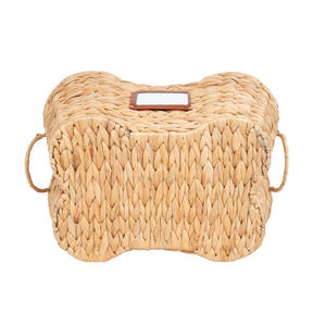 Panier de rangement tissé à la main, rectangulaire, couleur naturelle, pour la maison, les jouets pour animaux, les cosmétiques, organisateur, origine Bobai, modèle RD - Product Image 2