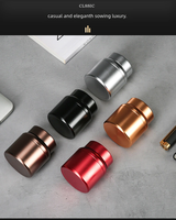 Boîte de conserve en aluminium luxueuse pour poudre protéinée, conteneur hermétique pour bonbons et thé, boîte cadeau avec petite boîte à thé en métal