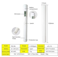 Testeur de qualité de l'eau TDS Wanbang OEM, modèle TDS-M6, plage 0-9990 ppm, précision +/-5% FS, garantie 1 an, Henan Chine, pour aquarium