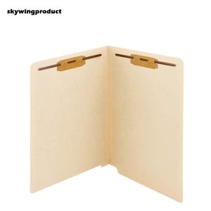 Üç Renkli Taş Eko Dostu Kağıt Ofis Kırtasiye Malzemeleri Uçlu Tırnaklı Dosya 2 Taraflı Bağlayıcı 50 Kutu Güçlendirilmiş Düz Kesimli Tırnaklı Dosya - Product Image 1