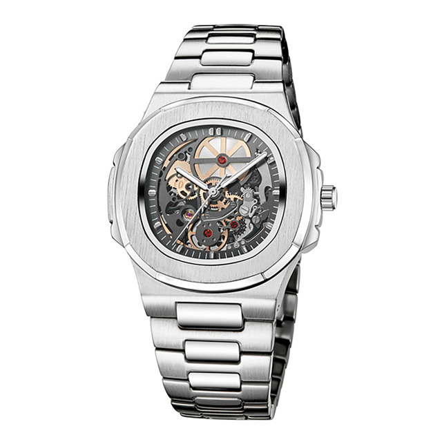 Fashion Luxury Watch Waterproof Luminous Stainless Steel Automatic Mechanical Watch OEM