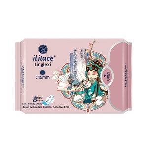 Toalla Sanitaria iLilace Suave Ultrafina 420mm Combinación Día/Noche Venta al por Mayor de Fábrica Original - Product Image 1