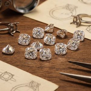 Diamantes sueltos cultivados en laboratorio con claridad VVS-VS, color DEF, forma de cojín, HPHT CVD, venta al por mayor para anillos de boda y pulseras para mujer. - Product Image 1