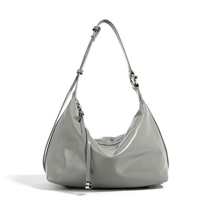 Sac Hobo de Luxe en Cuir de Vachette Pleine Fleur Brillant de Qualité Supérieure pour Femme, Sac à Bandoulière Minimaliste, Fourre-tout Tendance, Sac à Main Féminin - Product Image 6