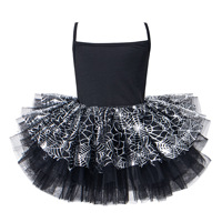 Tutu de ballet scintillant à paillettes pour enfant, costume de danse pour fête de ballerine, robe de tutu de ballet