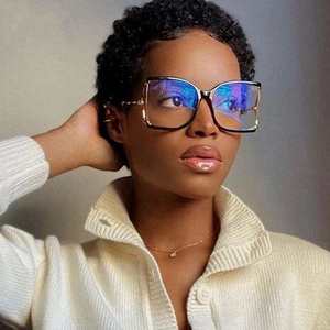 Gafas de Sol Transparentes con Bloqueo de Luz Azul Red Square 2026 <span class=keywords><strong>para</strong></span> Mujer, Montura Media, Gafas de Moda, Montura de Diseñador, <span class=keywords><strong>Lentes</strong></span> - Product Image 3