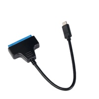 Cable adaptador USB C tipo C a SATA de 22 pines para disco duro HDD de 2,5 pulgadas