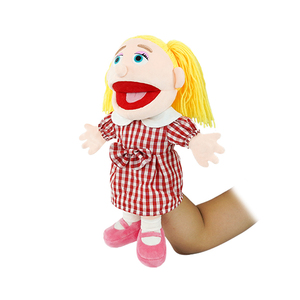 Kleuterschool Vroeg Onderwijs Handpop Familie Moeder Vader Ouderen Ouder-kind Interactie Verhalen vertellen Rekwisieten Polyester PP Katoen - Product Image 2