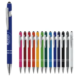 Bolígrafo de metal engomado, merchandising personalizado - Product Image 3