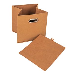 Foldable Cube Storage <b>Bins</b> with Handle Fabric Cubes Organizer for Closet or Shelves - Product Image 3