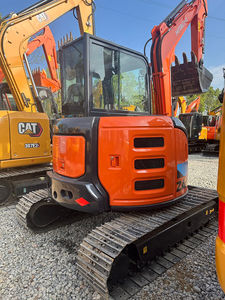 Mini pelle sur chenilles Hitachi ZX55 de 5 tonnes d'origine utilisée avec moteur de boîte de vitesses à vendre - Product Image 4