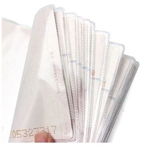 Film protecteur transparent en PVC pour page intérieure de passeport avec logo personnalisé - Product Image 2