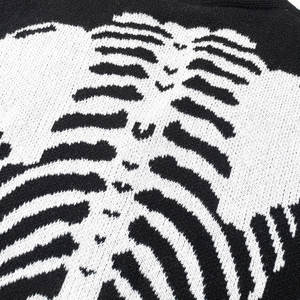 Moda a rayas para hombre tejer moda de punto hombres cárdigan feo Navidad Halloween suéter - Product Image 5