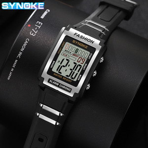 <b>Watch</b> niche <b>rectangular</b> sports electronic <b>watch</b> waterproof luminous large - Product Image 3