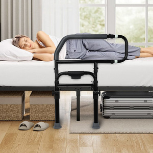 Barandilla Plegable y Extensible Wei Yikang para Cama, 89 cm de Altura, Color Negro, Asistencia para Personas Mayores, Barra de Seguridad para Uso en Cama - Product Image 1