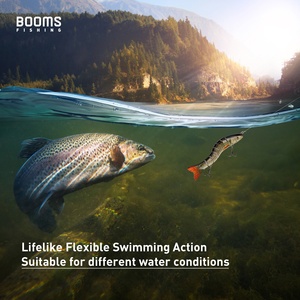 Señuelos de Pesca MJ2, Señuelos Duros Articulados de 8 Segmentos, Señuelos Realistas para Salmón y Pescada, Aparejos de Pesca para Río y Lago - Product Image 5
