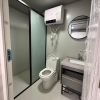 Kiosque modulaire de 10 pieds pour snacks, conteneur amovible facile à transporter, investissement commercial, maison de conteneur mobile pour l'extérieur