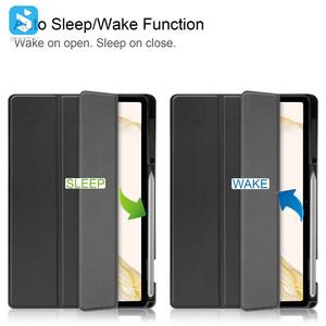 Custodia per Tablet pieghevole in TPU di alta qualità 3 per Samsung <span class=keywords><strong>Galaxy</strong></span> <span class=keywords><strong>Tab</strong></span> <span class=keywords><strong>S8</strong></span> <span class=keywords><strong>Plus</strong></span> - Product Image 4