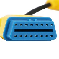AUTOOL-adaptador Universal de nailon de 40Cm, Cable Obd, conector Obd2 de 20 pines a 16 pines para Bmw