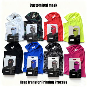 थोक कस्टम लोगो हीट-ट्रांसफर प्रिंटिंग लुभावनी मोटरसाइकिल विंडप्रूफ फुल फेस कवर साइकिल डिजाइन बैलाकलव स्की मास्क - Product Image 1