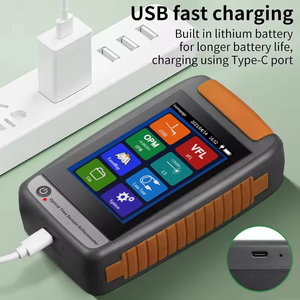 مقياس انعكاس الألياف الضوئية النشط المصغر لاختبار الألياف البصرية: 1550 نانومتر 20dB خريطة أحداث opm vfl ols لـ 80 ~ dr اختبار إيثرنت الألياف - Product Image 3