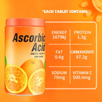 Comprimés de vitamine C à croquer à haute teneur, marque privée OEM, pour éclaircir la peau et renforcer le système immunitaire, complément nutritionnel quotidien