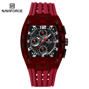 NAVIFORCE 7105 Nouveau Design Montre Tonneau Transparente Homme Quartz Étanche Luxe Sport Extérieur Montre Homme - Product Image 2