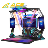 Machine de jeu d'arcade ACS Dance Battle, plateforme interactive rythmique japonaise en métal, équipement de divertissement commercial pour lieux intérieurs
