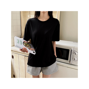 Best Choice Daily Look Camiseta Venta caliente Buena calidad Manga corta Verano Algodón Span Camiseta básica de manga corta - Product Image 5