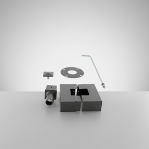 <span class=keywords><strong>Poteau</strong></span> d'éclairage extérieur en acier galvanisé à chaud et thermolaqué, carré droit, 25 pieds 4 pouces, calibre 11, pour parking - Product Image 1