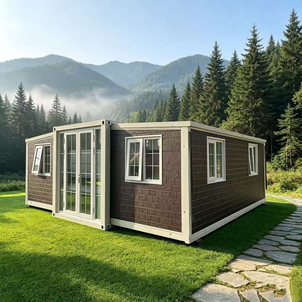 Modern Double Wing Expandable Foldable Container House, 2-3 Bedroom ...
